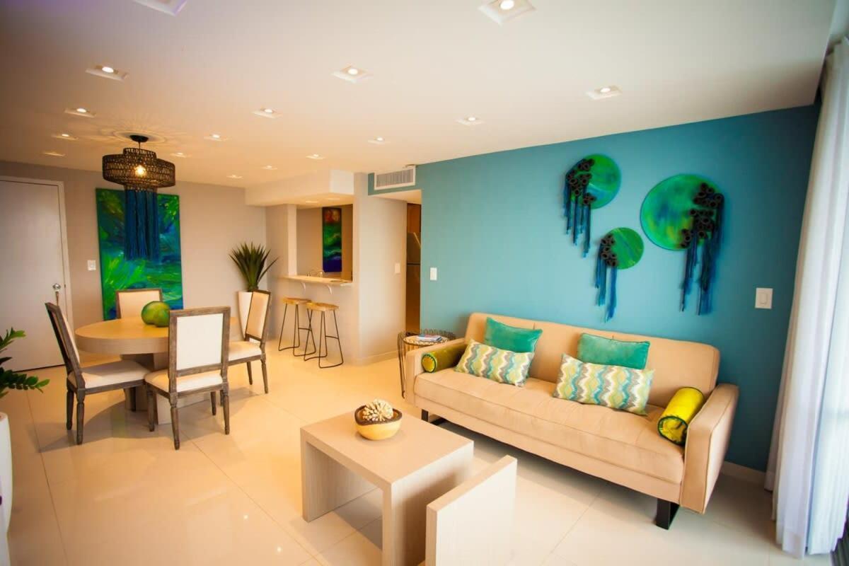 סן חואן 2Br Gem Ocean Front Building Isla Verde Beach מראה חיצוני תמונה