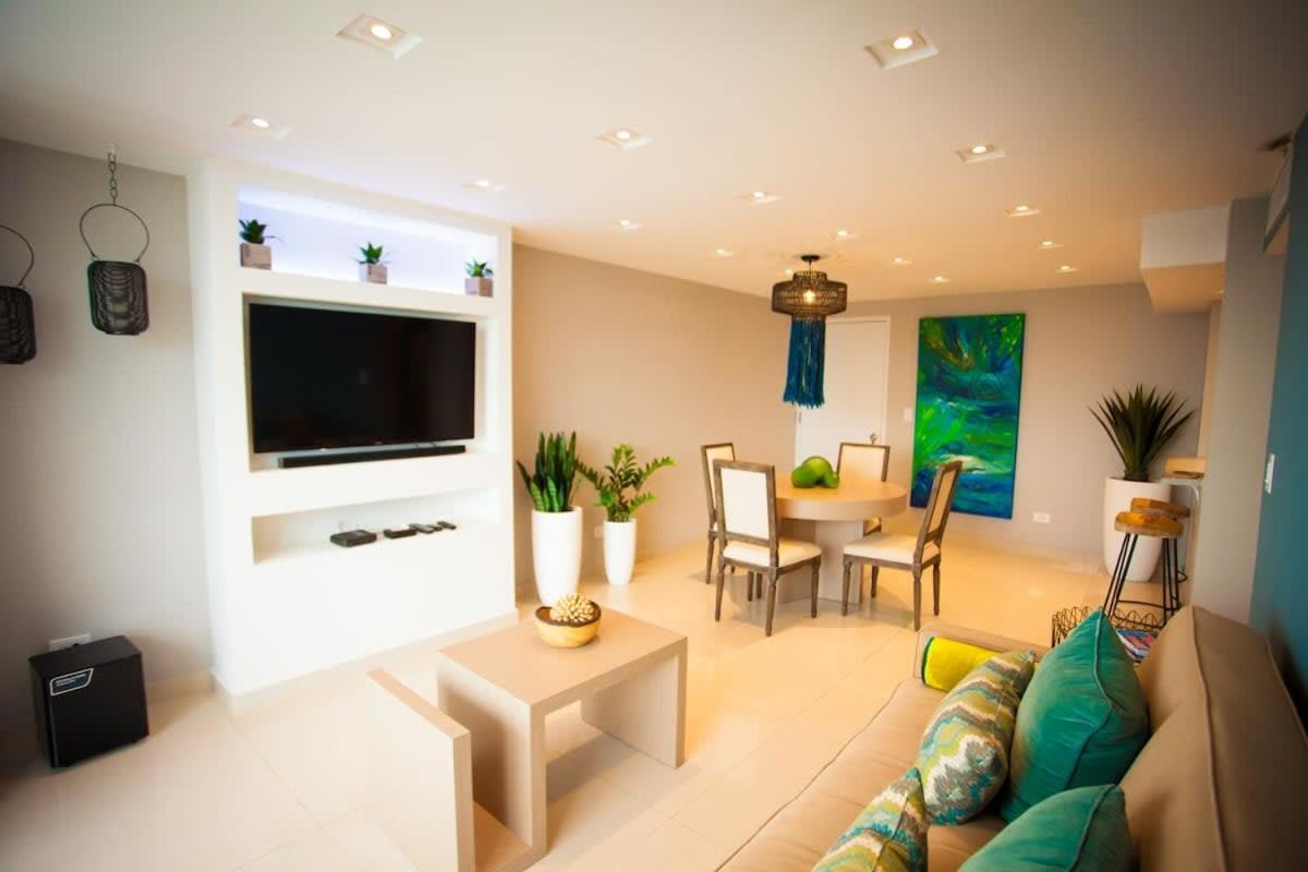 סן חואן 2Br Gem Ocean Front Building Isla Verde Beach מראה חיצוני תמונה