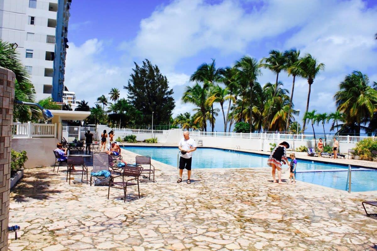 סן חואן 2Br Gem Ocean Front Building Isla Verde Beach מראה חיצוני תמונה